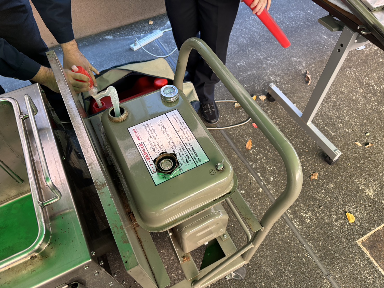 炊き出し訓練を実施しました:エイト・法人本部