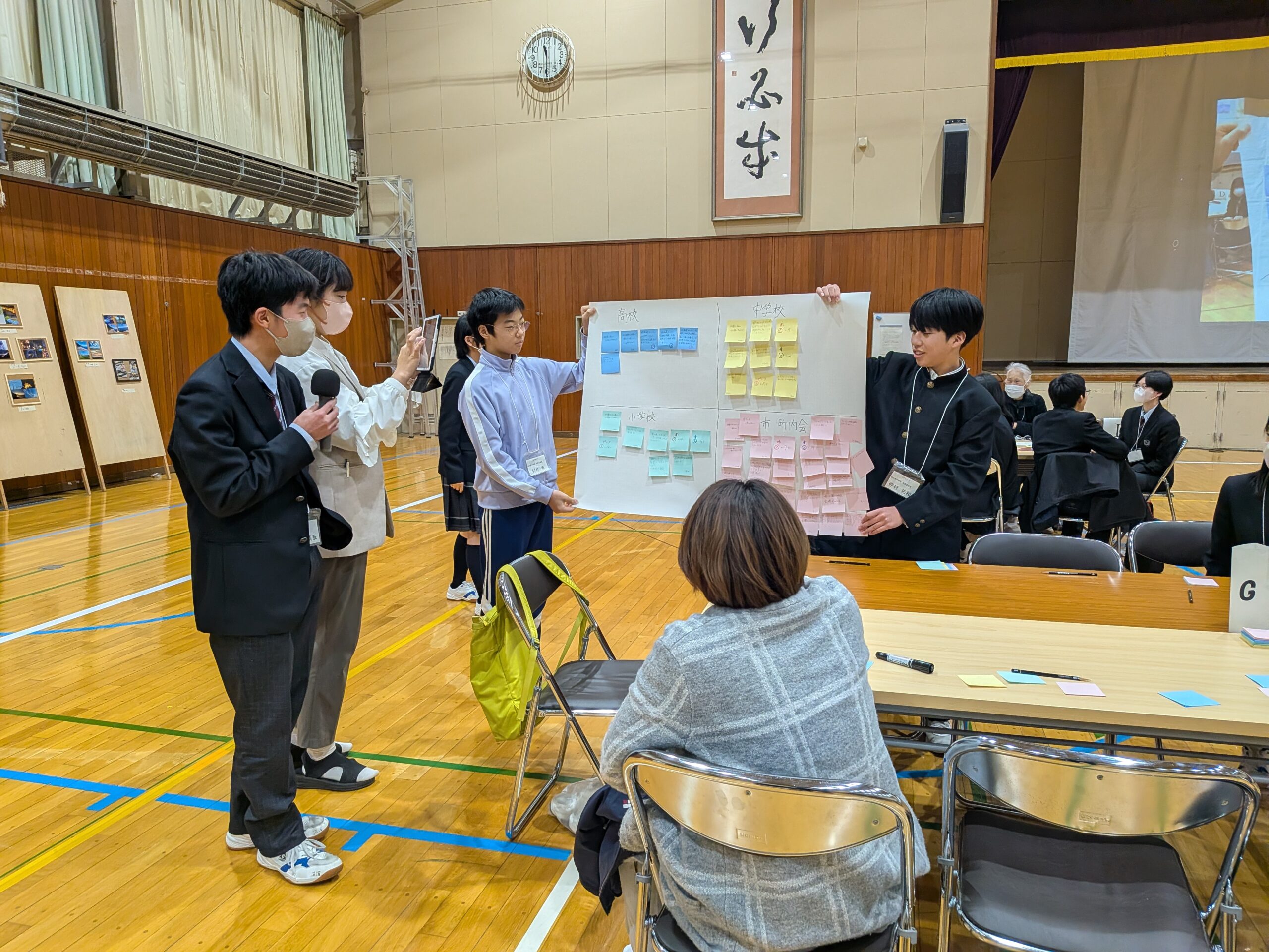 北広島西高校で開催された「第16回 西の里次世代育成交流会」に参加しました