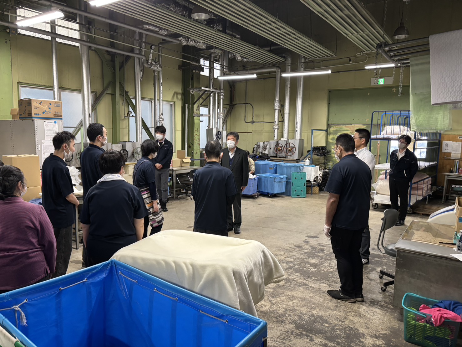 年末を迎え、理事長より年末のご挨拶がありました。