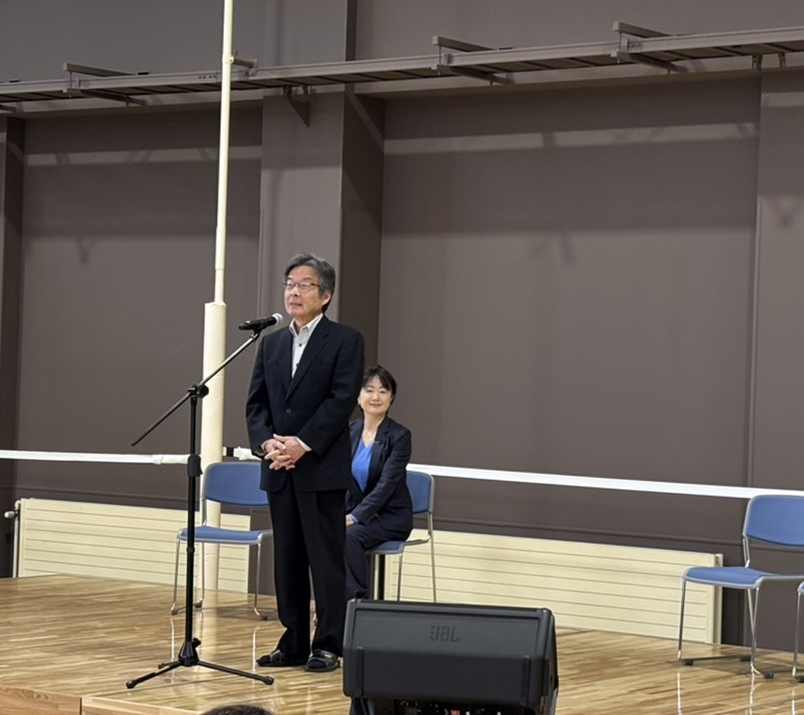 「地域交流スペースくるね」内覧会とボッチャ大会